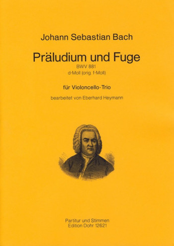 Prelude & Fugue D Minor  BWV881 Cello Trio