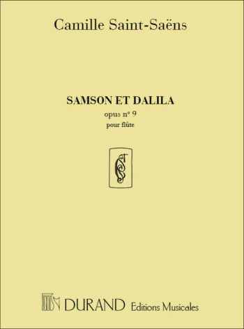 Softly Awakes My Heart From Samson Et Dalila Op9: Flute Solo