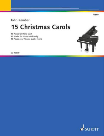 15 Christmas Carols For Piano Duet  (Schott)