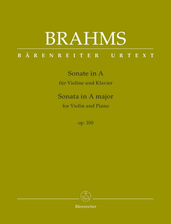 Sonata A Major Op.100: Violin & Piano (Barenreiter)