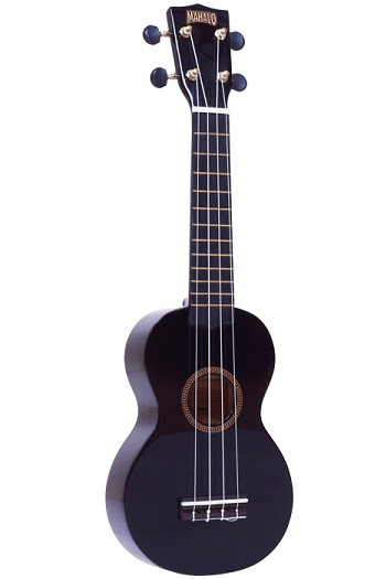 Mahalo Rainbow Black Soprano Ukulele