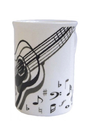 Mug:  Spiral Treble Clef:  Bone China