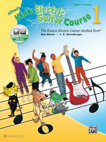 Alfred's  Kids Electric Guitar Course: Book 1: Book & Audio Access Ages 5 And Up