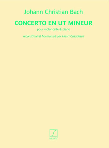 Concerto En Ut Mineur(c Minor) Cello & Piano (Salabert)