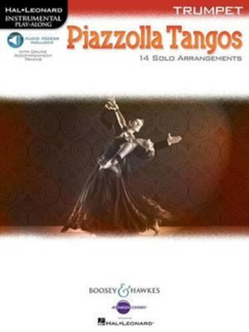 Piazzolla Tangos Trumpet: 14 Solo Arrangements Book  Book & Audio Download