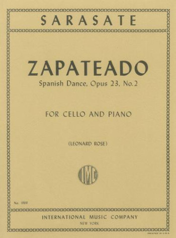 Zapateado: Op23 No2: Cello And Piano (International)