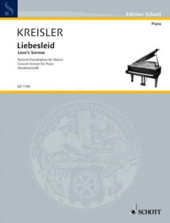 Alt-Wiener Tanzweisen No. 2 Liebesleid Piano (Schott)