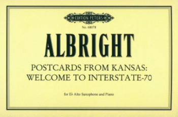 Postcard From Kansas Welcome To Interstate-70: Alto Sax 10 Separate Postcards (8 With Musi