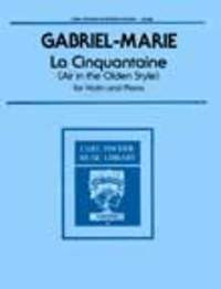La Cinquantaine (Air In The Olden Style): Violin & Piano