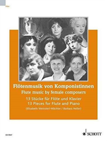 Flute Music By Female Composers: 13 Pieces For Flute & Piano (Schott)