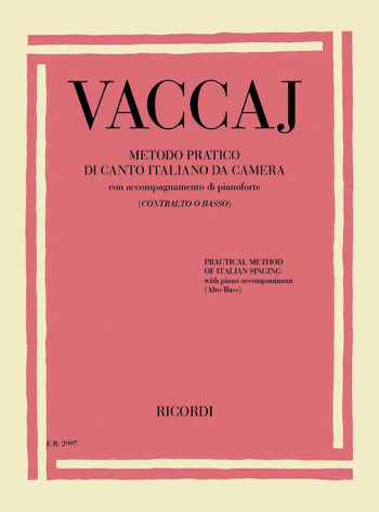 Practical Method (Metodo Pratico) Low Voice Book (Ricordi)