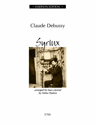 Syrinx For Bass Clarinet (arr H Paskins) (Emerson)