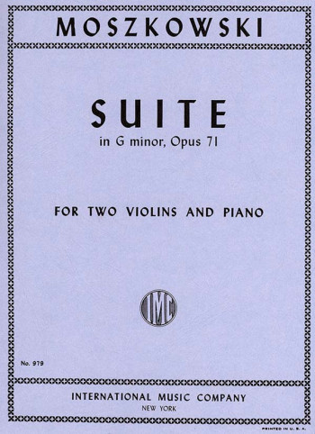 Suite Op.71  For 2 Violins & Piano (International)