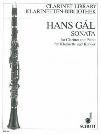 Sonata Op. 84  For Clarinet & Piano (Schott)