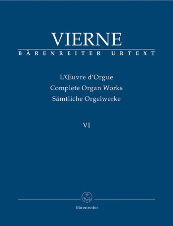 Complete Organ Works: Vol 6: Sixth Symphony Op. 59 Organ (Barenreiter)