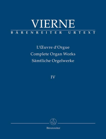 Complete Organ Works Vol 3: Symphony No. 4 Op. 32 (Barenreiter)