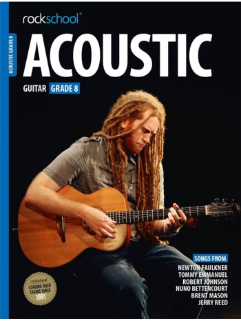 Rockschool Acoustic Guitar 8 (2016+) Book & Online Audio