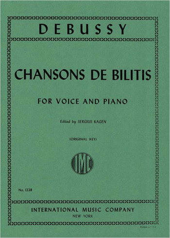 Chansons De Bilitis Vocal & Piano (International)