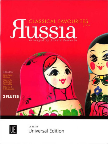 Classical Favourites From Russia: Flute Duets Arr Arnold Zamarin (Universal)