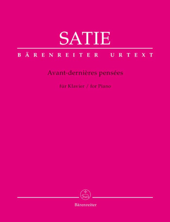 Avant-dernières Pensées For Piano Piano (Barenreiter)