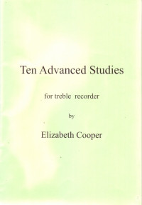 Ten Advanced Studies For Treble Recorder