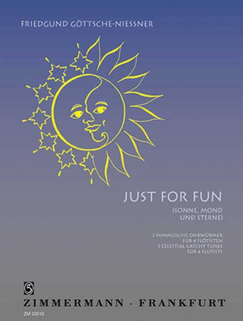 Just For Fun (Sun Moon Stars) Flute Quartet Set (Score & Parts)