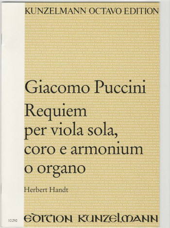 Requiem Vocal STB (Requiem Per Coro A 3 Voci Miste, Viola E Organo) (Kunzelmann)