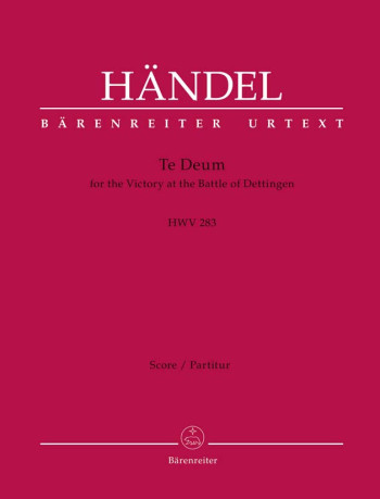 Te Deum For The Victory At The Battle Of Dettingen Full Score (Barenreiter)