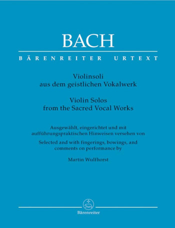 Violin Solos From The Sacred Vocal Works (Barenreiter)