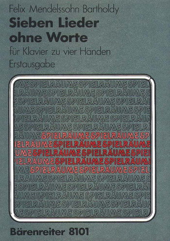 Songs Without Words Op.62/ 1-6 & Op.67/ 1 Arr. Piano Duet (Barenreiter)