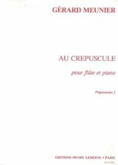 Au Crépuscule: Flute & Piano (Lemoine)