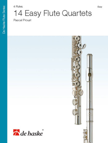 14 Easy Flute Quartets: Easy: Score & Parts