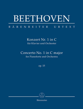 Concerto for Piano No.1 in C, Op.15: Study Score (Urtext) (Barenreiter)