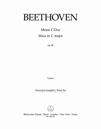 Mass in C, Op.86 (L) (Urtext) (Barenreiter)