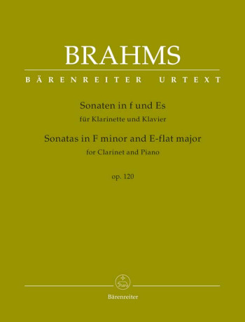 Sonatas (2), Op.120 (F minor, E-flat) (Urtext) (Barenreiter)