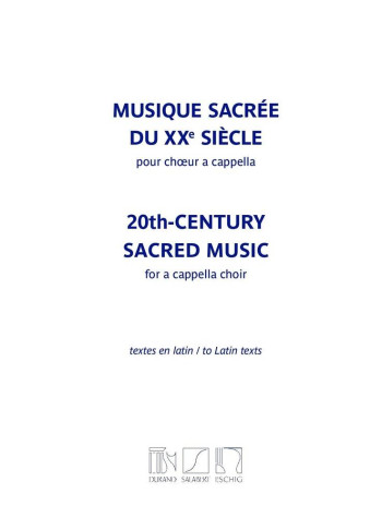 20th-Century Sacred Music: Vocal SATB  (Durand)