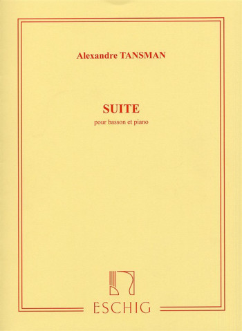Suite: Bassoon and Piano (Eschig)