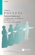 Quatre Motets Pour Un Temps De Penitence no3: Choir: (Salabert)