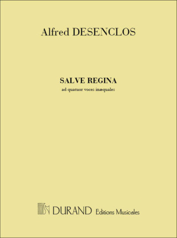 Salve Regina 4 Voix Mixtes: Choir: (Durand)