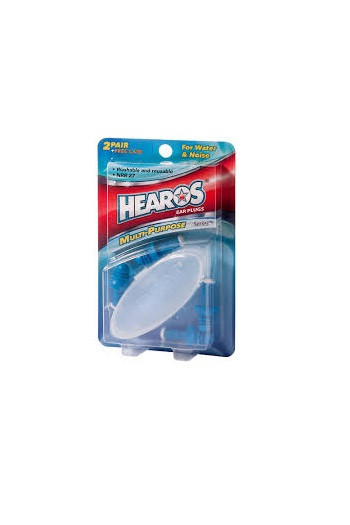 Hearos Multi-Purpose Series Ear Plugs 2 Pair + Free Case 1