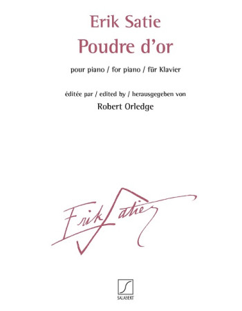 Poudre d'or: Piano (Salabert)