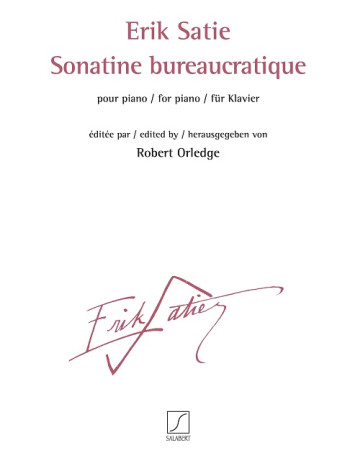 Sonatine bureaucratique: Piano (Salabert)