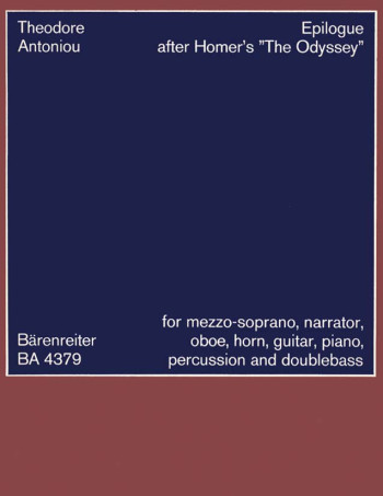 Epilogue after Homer's Odyssey. : Study score: (Barenreiter)
