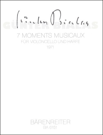 Moments musicaux (7): Cello & Harp (Barenreiter)