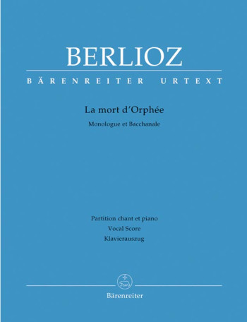 La mort d'Orphee (F) (Urtext). : Choral: (Barenreiter)