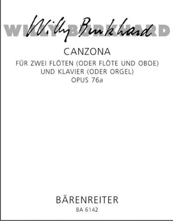 Canzona, Op.76a (1945/47). : Mixed Ensemble: (Barenreiter)