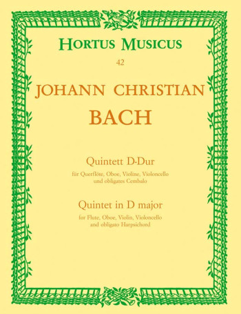 Quintet in D. : Mixed Ensemble: (Barenreiter)