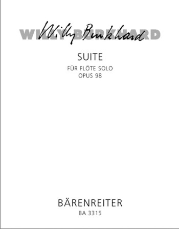 Suite, Op.98. : Flute Solo: (Barenreiter)