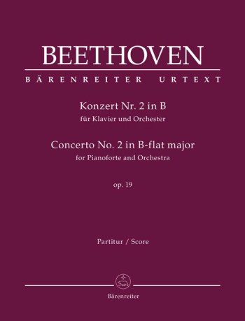 Piano Concerto No.2 In Bb Major, Op.19 (Urtext). : Large Score Paperback: (Barenreiter)