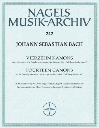 Canons (14) (2-6 pt) (BWV 1087). : Score & parts: (Barenreiter)